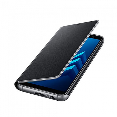  Samsung (A8) Neon Flip Cover black